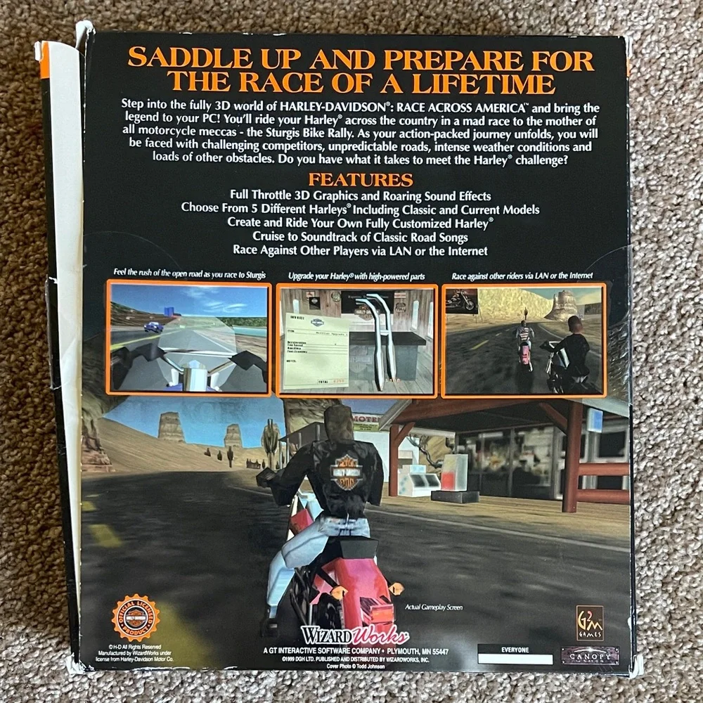 Harley-Davidson right across America CD-ROM